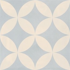 33X33 FRESCO FLOWER AQUA